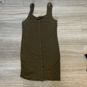 Forever21 olive green dress